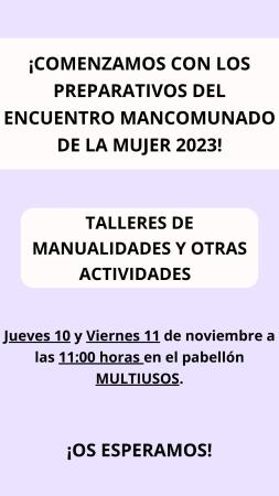 Imagen 10 de Noviembre - PREPARATIVOS PARA EL DÍA MANCOMUNADO DE LA MUJER