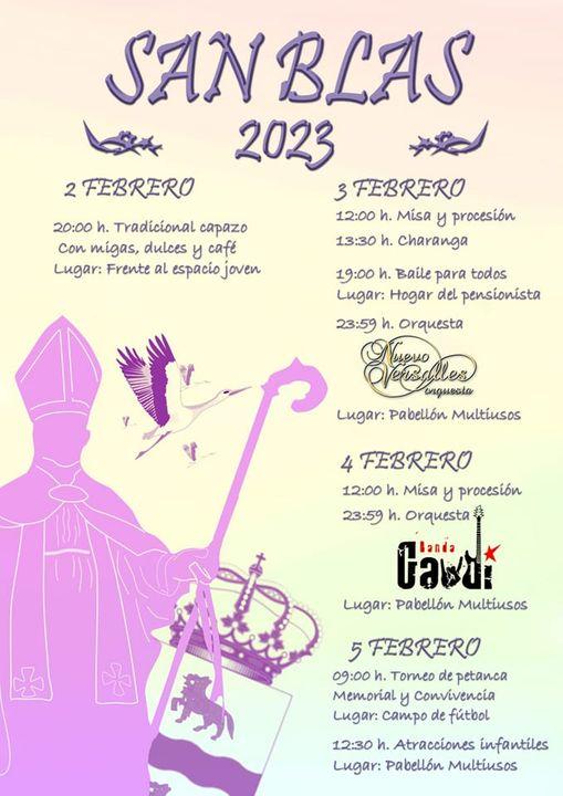 Imagen Fiestas de San Blas 2023.