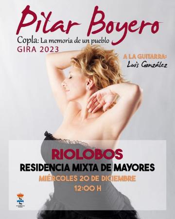 Imagen 20 de Diciembre - Actuación de la cantante Pilar Boyero