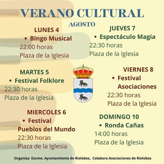 Imagen Del 4 al 10 de Agosto - Semana Cultural