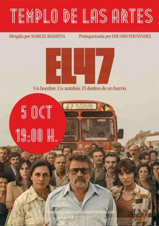 Imagen 5 de Octubre - Proyección película El 47 en el Templo de las Artes de Pajares de la Rivera