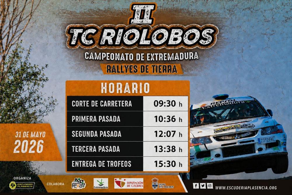 Imagen 31 de Mayo - Horarios del Rallye 2026.